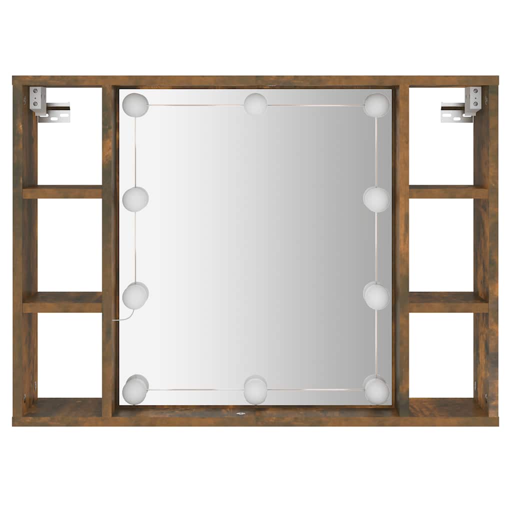 Savutammi peilikaappi led-valoilla Sergie 76x15x55cm