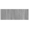 TV-seinäkaapit 2 kpl harmaa Sonoma 80x30x30 cm tekninen puu