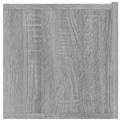 TV-seinäkaapit 2 kpl harmaa Sonoma 80x30x30 cm tekninen puu