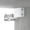 TV-seinäkaapit 2 kpl harmaa Sonoma 80x30x30 cm tekninen puu