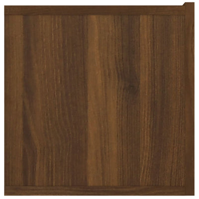 TV-seinäkaapit 2 kpl ruskea tammi 80x30x30 cm tekninen puu