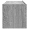 TV-seinäkaapit 2 kpl harmaa Sonoma 100x30x30 cm tekninen puu