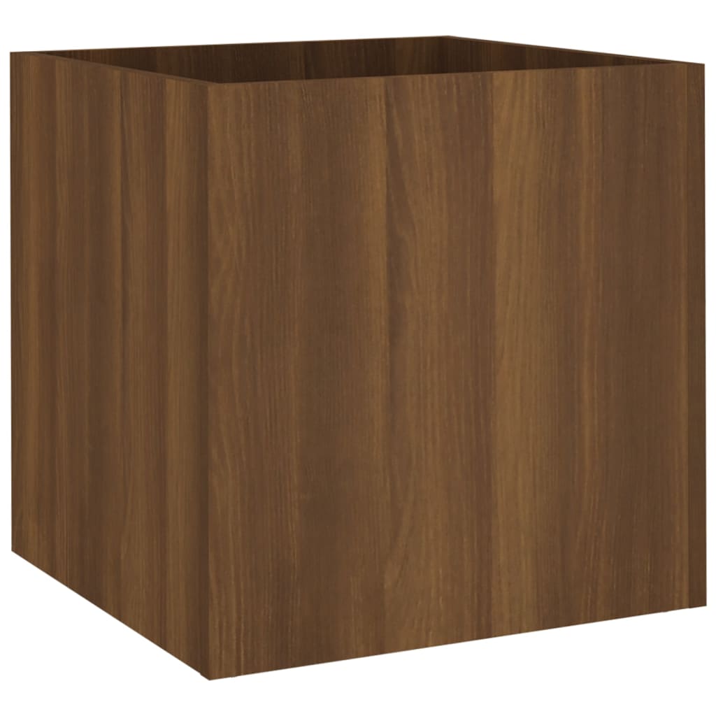 Ruskea kukkalaatikko Oprica 40x40x40cm (puinen)