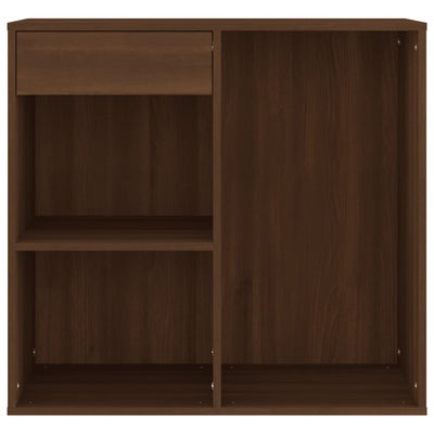 Kosmetiikkakaappi ruskea tammi 80x40x75 cm tekninen puu