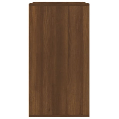 Kosmetiikkakaappi ruskea tammi 80x40x75 cm tekninen puu