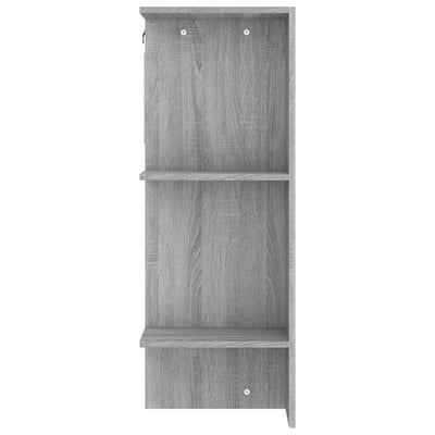Eteisen kaappi harmaa Sonoma 97,5x37x99 cm tekninen puu