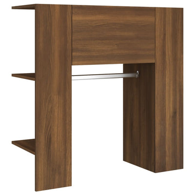 Eteisen kaappi ruskea tammi 97,5x37x99 cm tekninen puu
