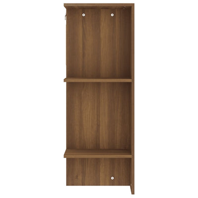 Eteisen kaappi ruskea tammi 97,5x37x99 cm tekninen puu