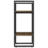 Ruskea kirjahylly Hosseini 40x30x70cm (2-kerroksinen, tammi, puinen)