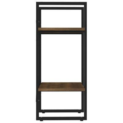 Ruskea kirjahylly Hosseini 40x30x70cm (2-kerroksinen, tammi, puinen)