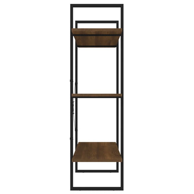 Ruskea kirjahylly Hedriga 100x30x105cm (puinen)
