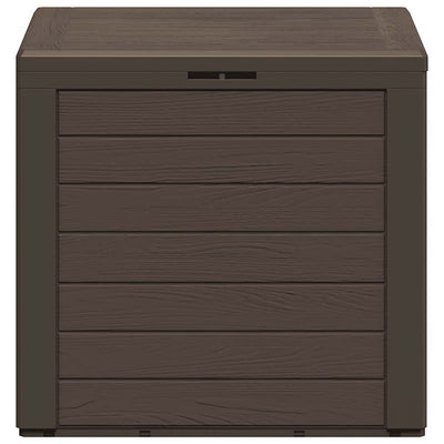 Ruskea puutarhan varastoarkku Elvera 58,5x46x55cm (polypropeeni)