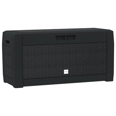 Antrasiitti puutarhan varastoarkku Iuri 119x48x60cm (polypropeeni)