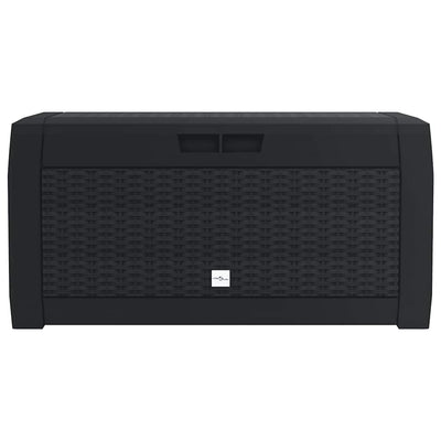 Antrasiitti puutarhan varastoarkku Iuri 119x48x60cm (polypropeeni)