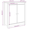 Senkit 2 kpl 70x35x80 cm täysi mänty