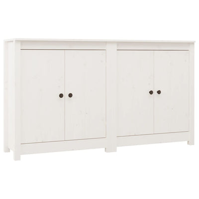 Senkit 2 kpl valkoinen 70x35x80 cm täysi mänty