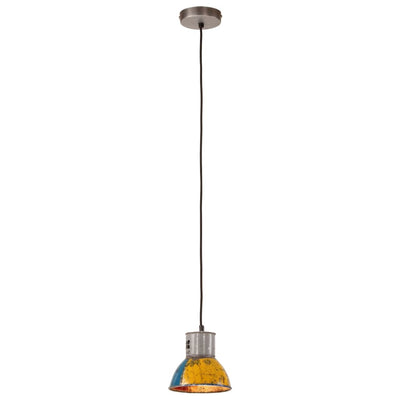 Teollistyylinen riippuvalaisin 25W monivärinen pyöreä 17 cm E27