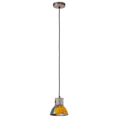 Teollistyylinen riippuvalaisin 25W monivärinen pyöreä 17 cm E27