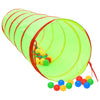 Lasten leikkitunneli vihreä 175 cm polyesteri