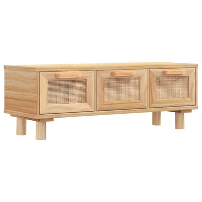 Sohvapöytä ruskea 80x40x30 cm tekninen puu ja täysi mänty
