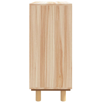 Senkki ruskea 60x30x70 cm täysi mänty ja luonnonrottinki