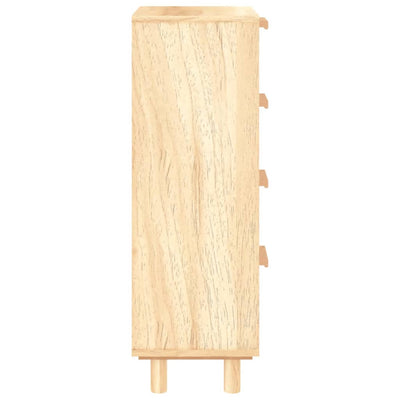 Senkki ruskea 40x30x90 cm täysi mänty ja luonnonrottinki