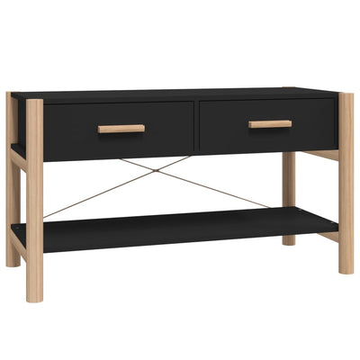 TV-taso musta 82x38x45 cm tekninen puu