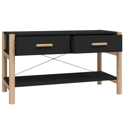 TV-taso musta 82x38x45 cm tekninen puu