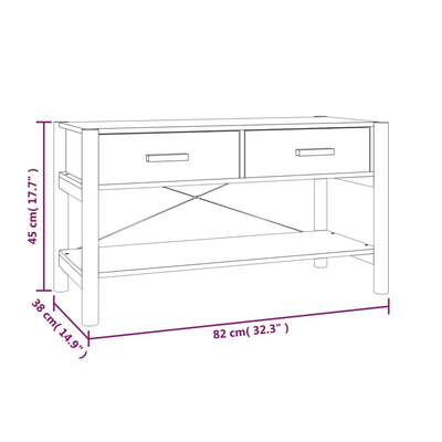 TV-taso 82x38x45 cm tekninen puu