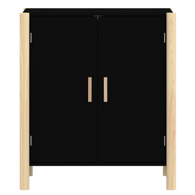 Senkki musta 62x38x70 cm tekninen puu