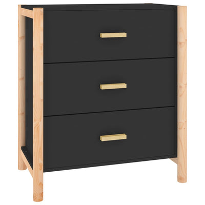 Senkki musta 62x38x70 cm tekninen puu