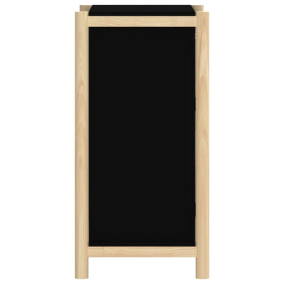 Senkki musta 62x38x75 cm tekninen puu