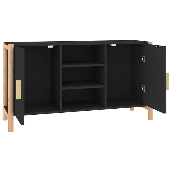 Senkki musta 107x38x60 cm tekninen puu