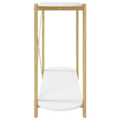 Valkoinen konsolipöytä Verdisan 110x38x75cm (puinen)