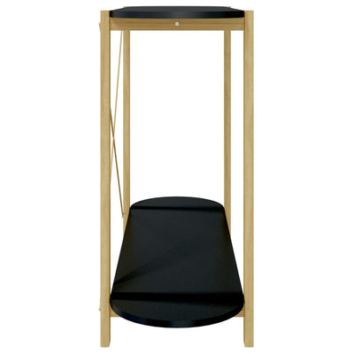 Musta konsolipöytä Verdisan 110x38x75cm (puinen)