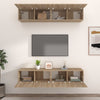 TV-kaapit 4 kpl Sonoma tammi 80x30x30 tekninen puu