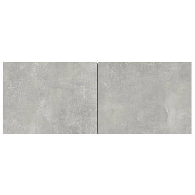 TV-kaapit 4 kpl betoninharmaa 80x30x30 cm tekninen puu