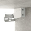 TV-kaapit 4 kpl betoninharmaa 80x30x30 cm tekninen puu