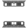 TV-kaapit 4 kpl harmaa Sonoma 80x30x30 cm tekninen puu