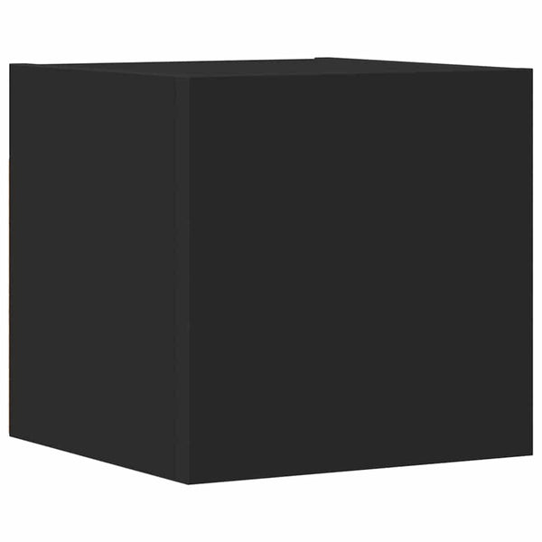 7-osainen TV-kaappisarja musta tekninen puu
