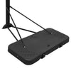 Koripalloteline läpinäkyvä 256-361 cm polykarbonaatti