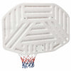 Koripallolevy valkoinen 109x71x3 cm polyeteeni