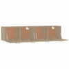 Seinäkaapit 2 kpl Sonoma-tammi 60x36,5x35 cm tekninen puu