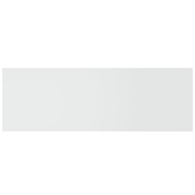 Valkoinen sängynpääty säilytystilalla Luoana (puinen)