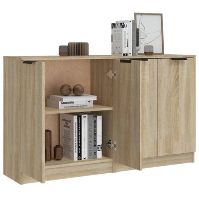 Senkit 2 kpl Sonoma-tammi 60x30x70 cm tekninen puu