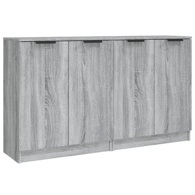 Senkit 2 kpl harmaa Sonoma 60x30x70 cm tekninen puu
