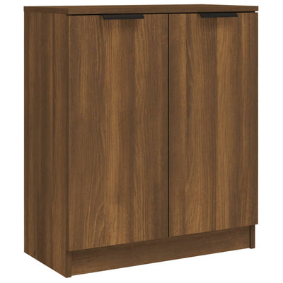 Senkit 2 kpl ruskea tammi 60x30x70 cm tekninen puu