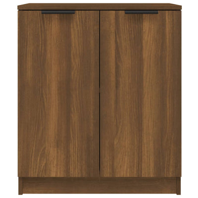 Senkit 2 kpl ruskea tammi 60x30x70 cm tekninen puu