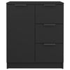 Senkit 2 kpl musta 60x30x70 cm tekninen puu