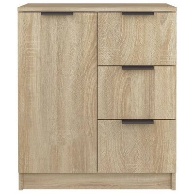 Senkit 2 kpl Sonoma-tammi 60x30x70 cm tekninen puu